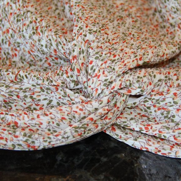 Minkpink Lydia Twist Plisse Long-Sleeve Blouse Size XS - Picture 12 of 12